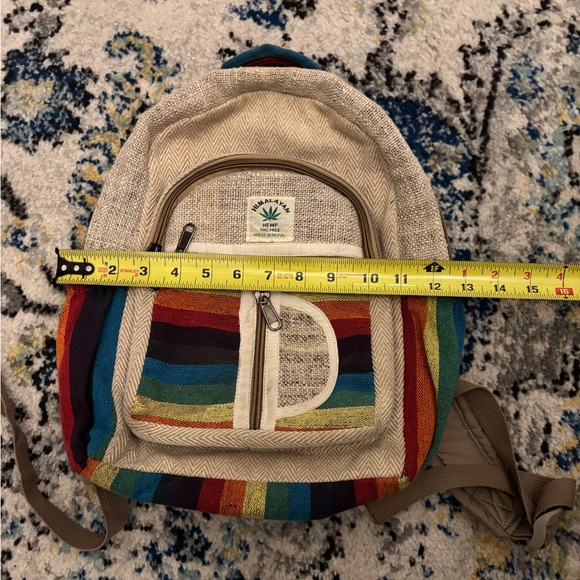 Himalayan Hemp Colorful Traveling Backpack - Picture 6 of 6